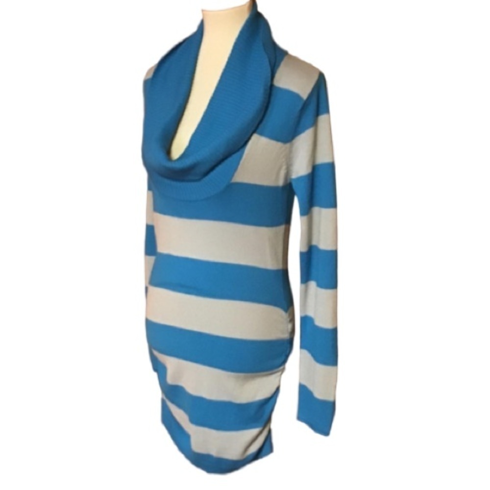 Retro Y2K striped sexy sweater dress